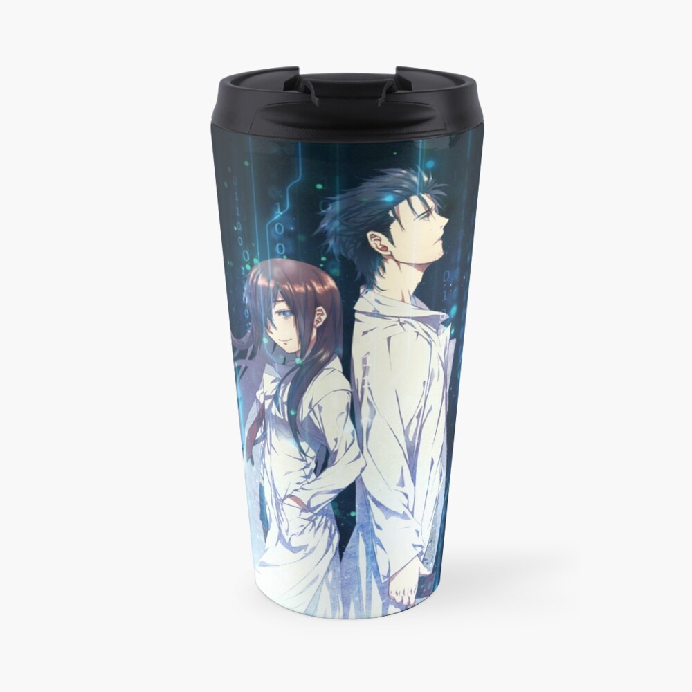 Steins Gate - Kurisu / Okabe Travel Mug