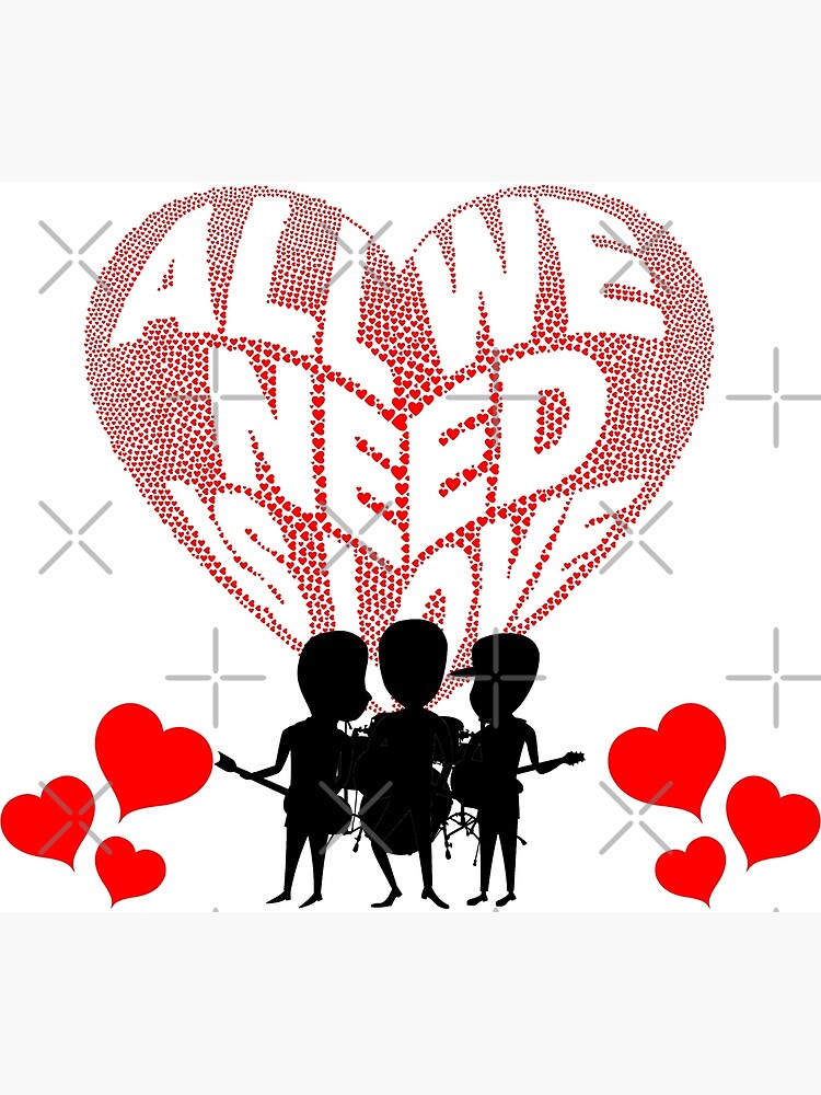 All We Need is Love Beat Band by tribbledesign