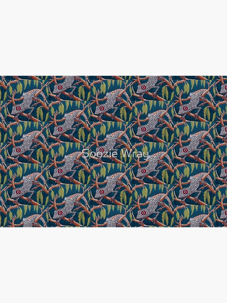 "Jeweleyed Australian Gecko" Bath Mat for Sale by Soozie Wray Redbubble