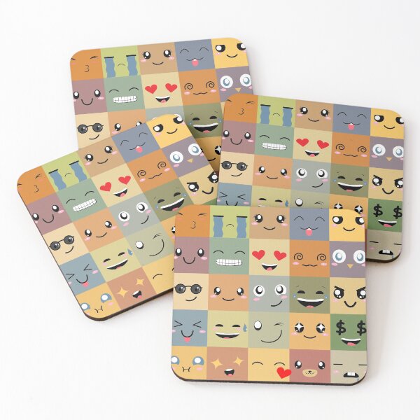 Item preview, Kawaii Smilies Emoji designed and sold by AliensRich.