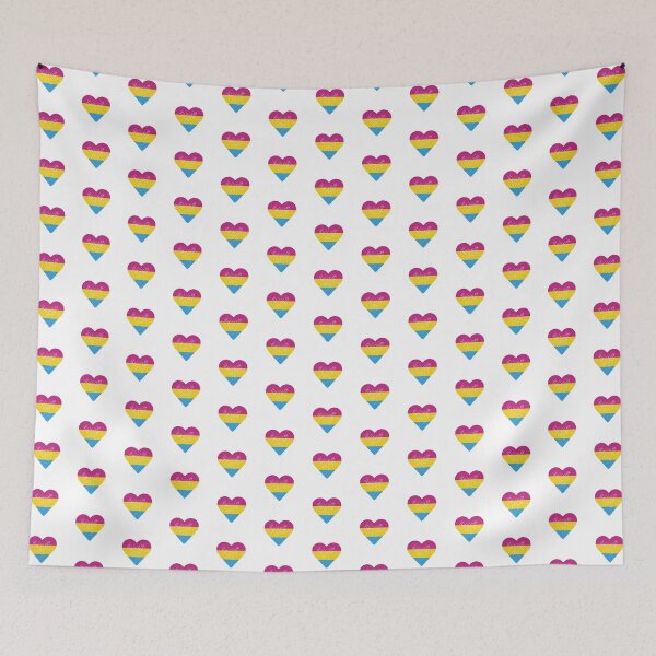 Artikelvorschau, Pansexuales Herz, Pan Pride, Pansexualitätsliebe entworfen und verkauft von Queer Pride Shop.