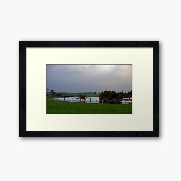 Broken Drought Framed Art Print