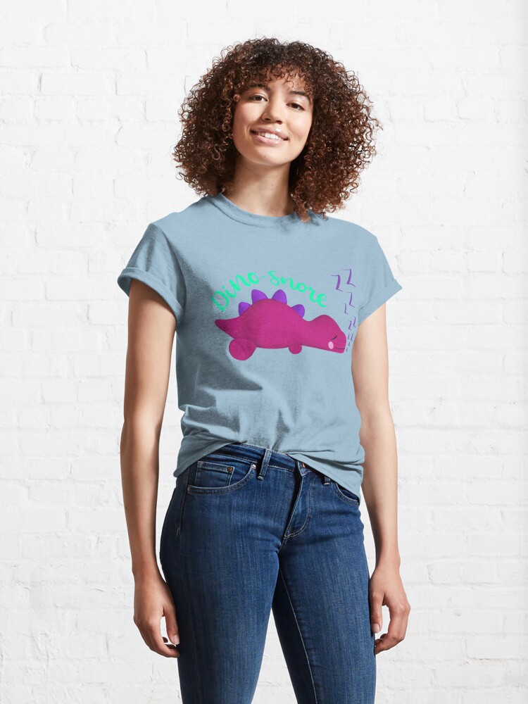 Discover Dino-snore digital design Classic T-Shirt