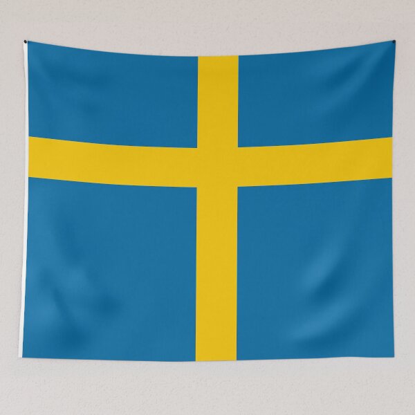 Item preview, Swedish Flag T-Shirt - Sweden Sports Team Sticker designed and sold by deanworld.