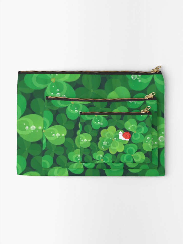 Alternate view of Happy lucky snail Zipper Pouch
