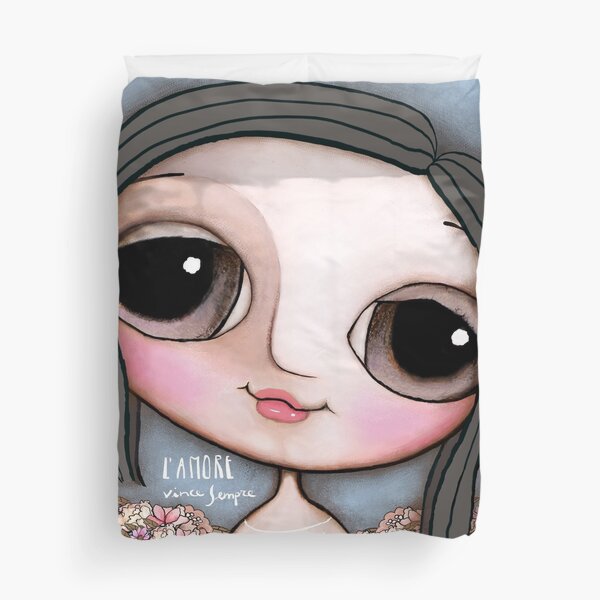 Our Angel Maria Sole. "L'Amore vince sempre" Duvet Cover