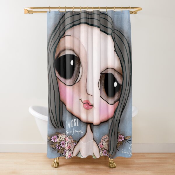 Our Angel Maria Sole. "L'Amore vince sempre" Shower Curtain