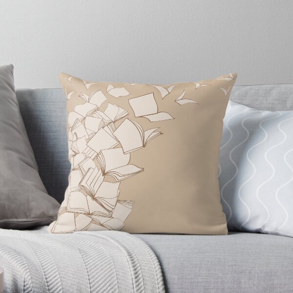 Books Throw Pillow
