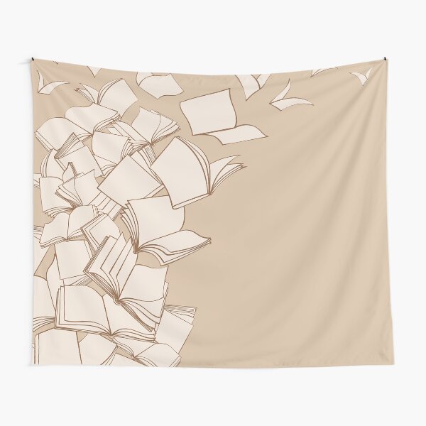 Bücher Wandbehang