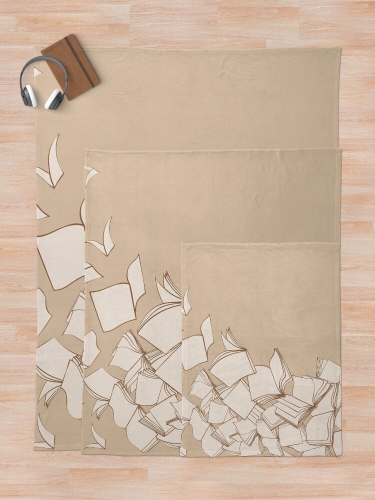 Alternate view of Books Throw Blanket