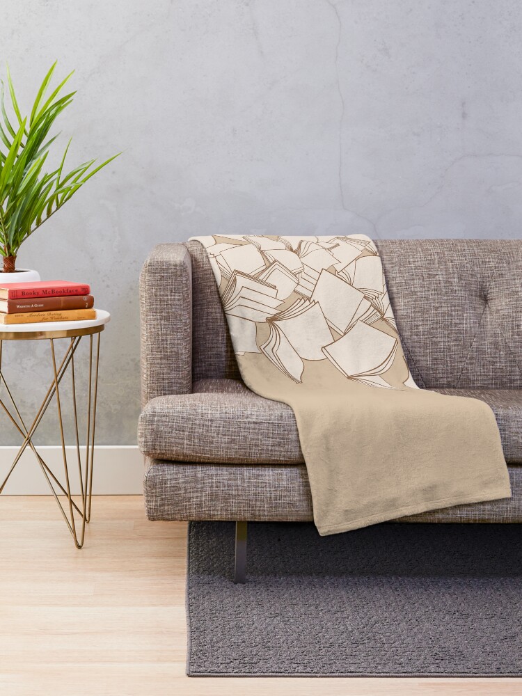 Alternate view of Books Throw Blanket