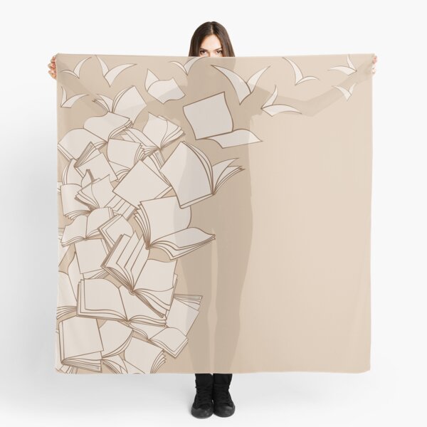 Books Scarf