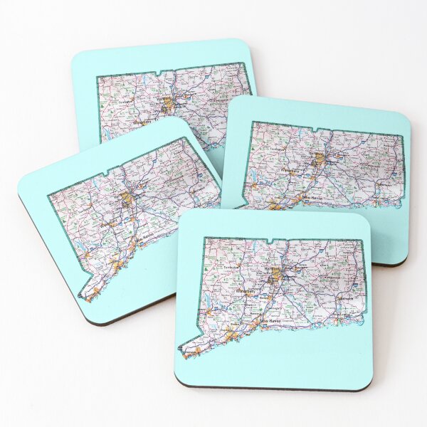 Item preview, Connecticut Roadmap designed and sold by Havocgirl.