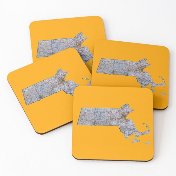 Item preview, Mapa de ruta de Massachusetts designed and sold by Havocgirl.