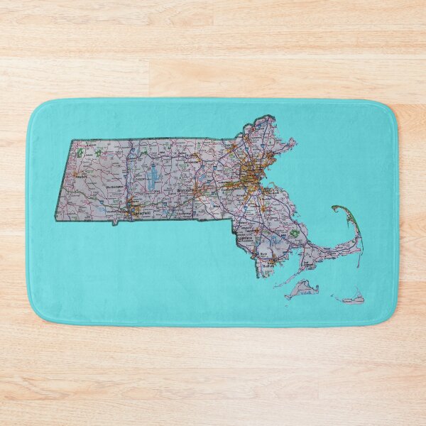 Item preview, Massachusetts Roadmap designed and sold by Havocgirl.