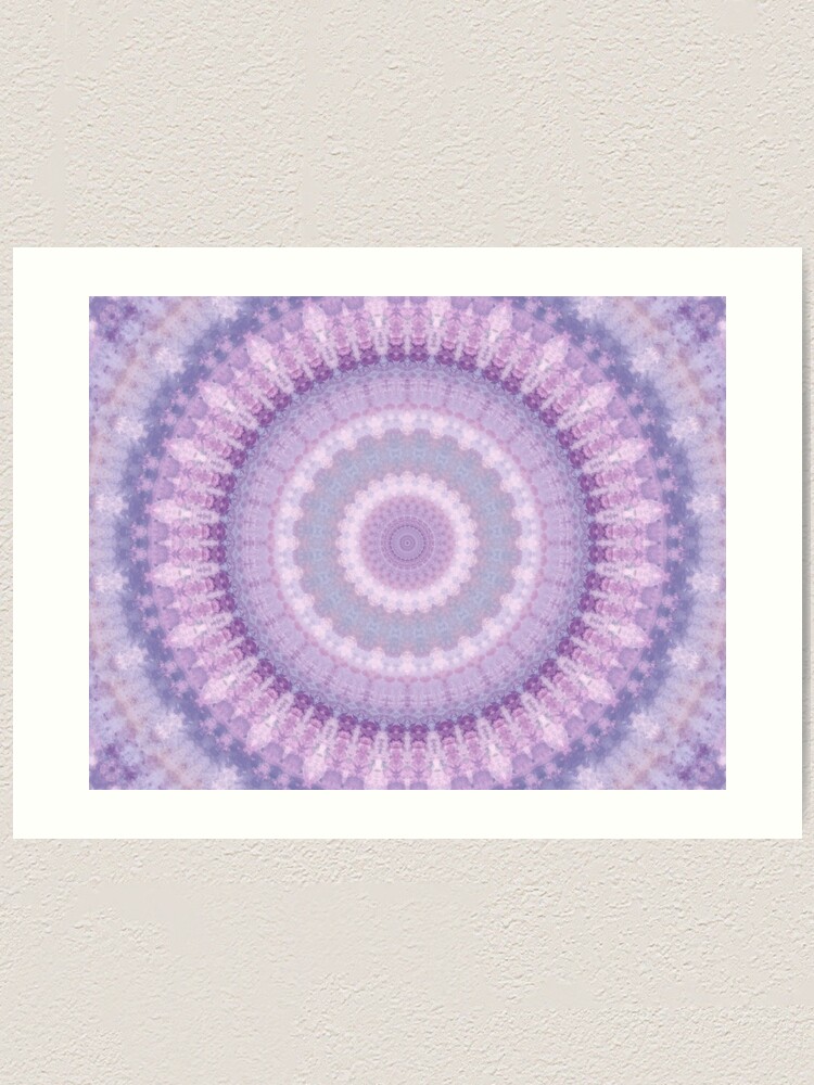 Alternate view of Lilac Kaleidoscope Art Print