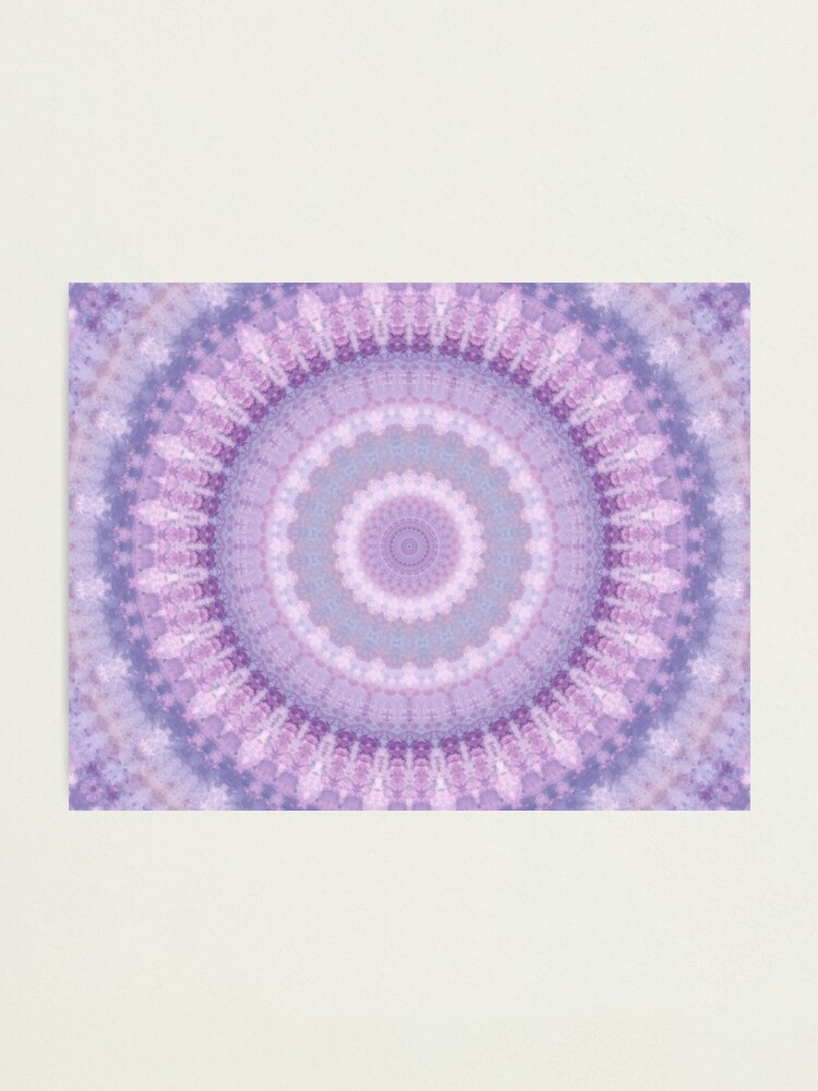 Alternate view of Lilac Kaleidoscope Photographic Print