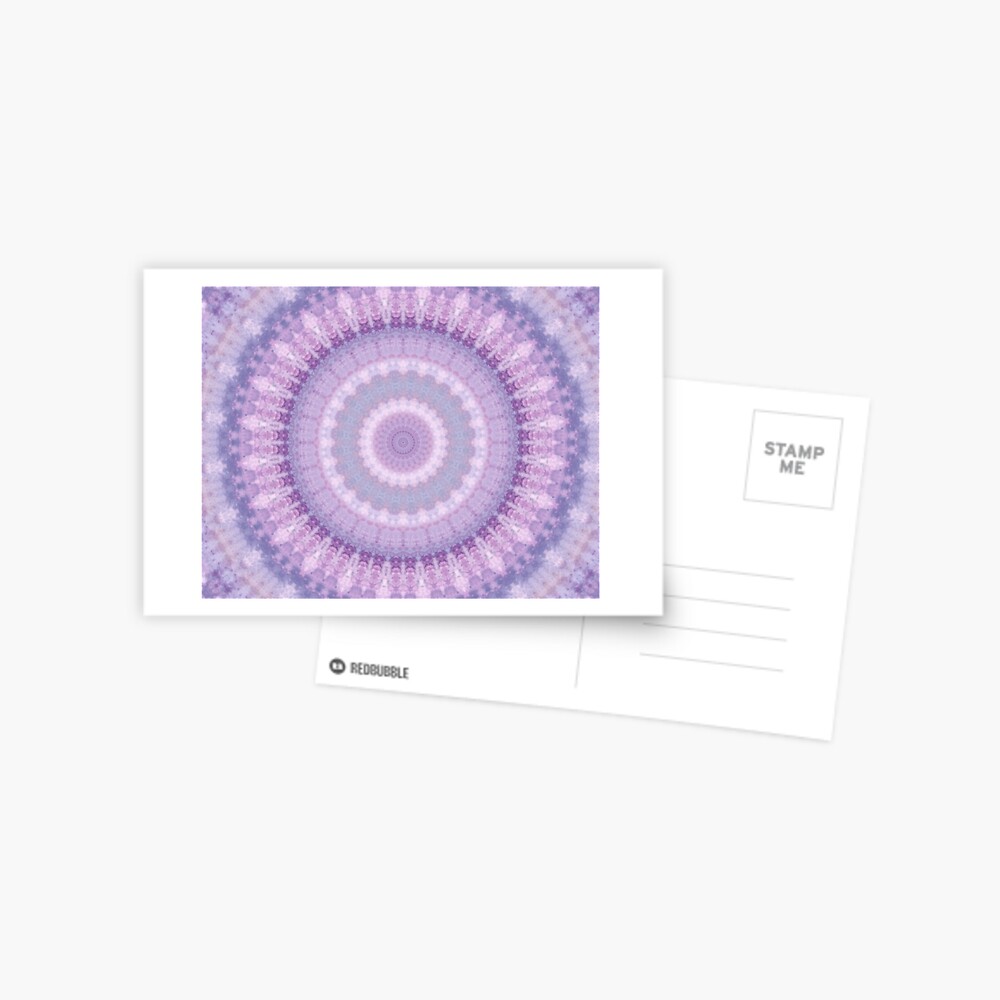 Lilac Kaleidoscope Postcard