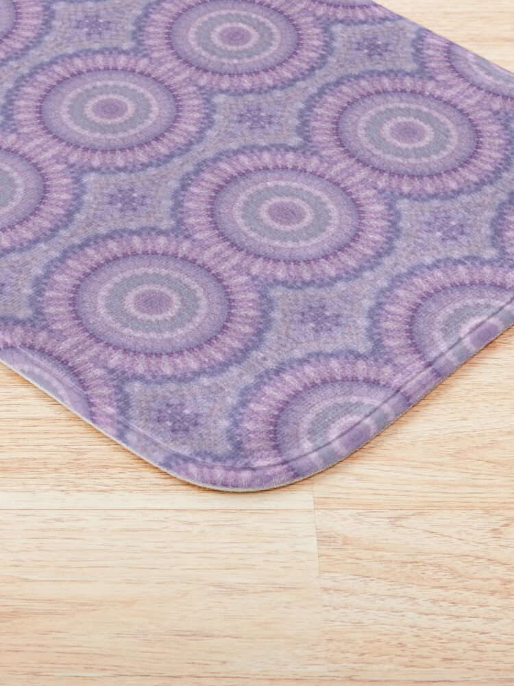 Alternate view of Lilac Kaleidoscope Bath Mat