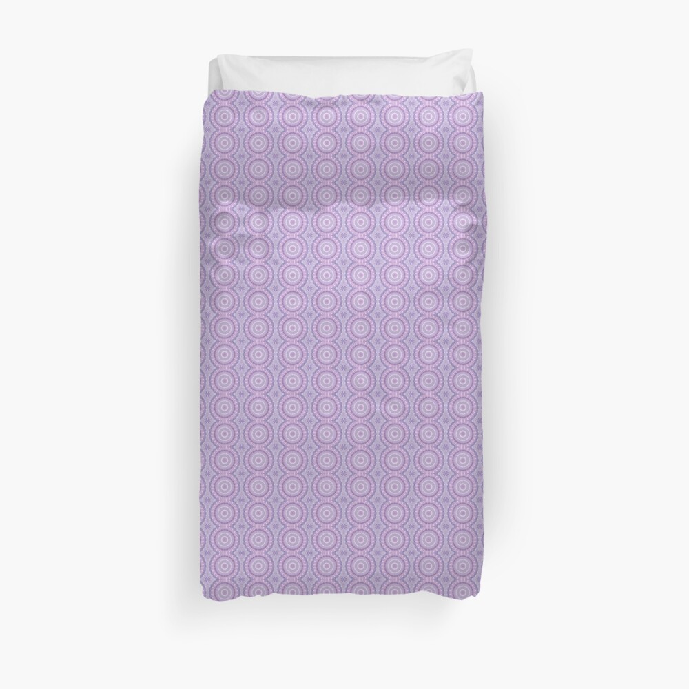 Lilac Kaleidoscope Duvet Cover