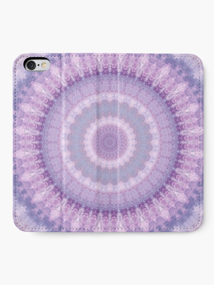 Alternate view of Lilac Kaleidoscope iPhone Wallet