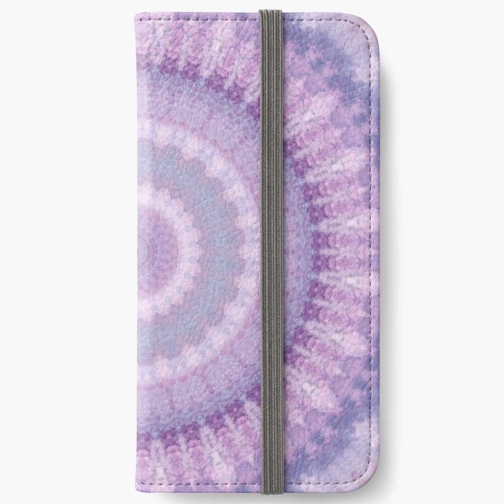 Lilac Kaleidoscope iPhone Wallet
