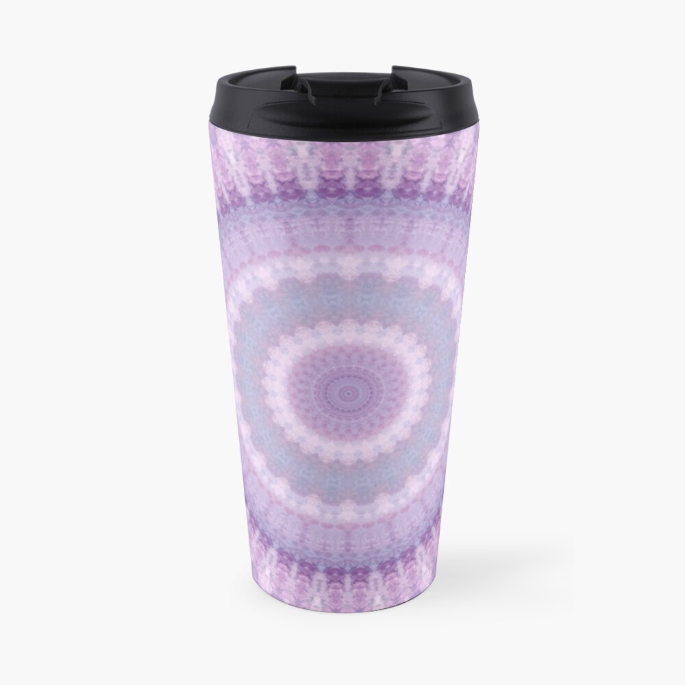 Lilac Kaleidoscope Travel Mug