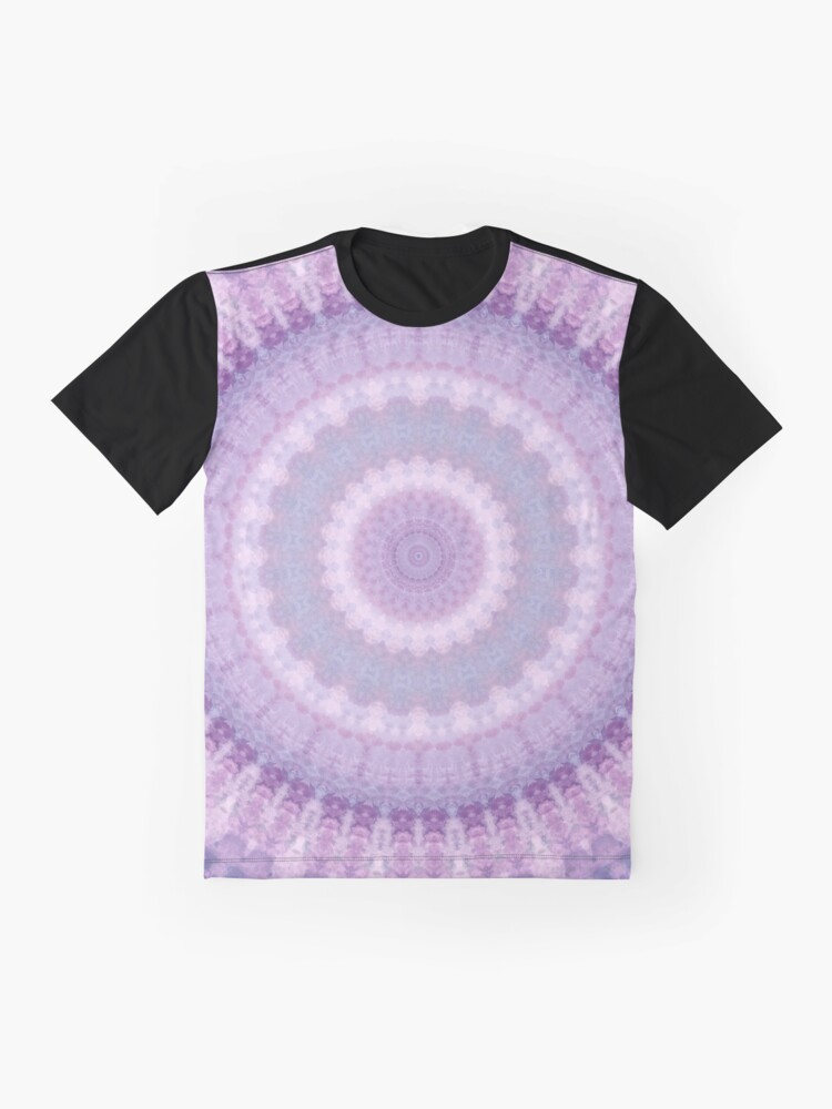 Alternate view of Lilac Kaleidoscope Graphic T-Shirt