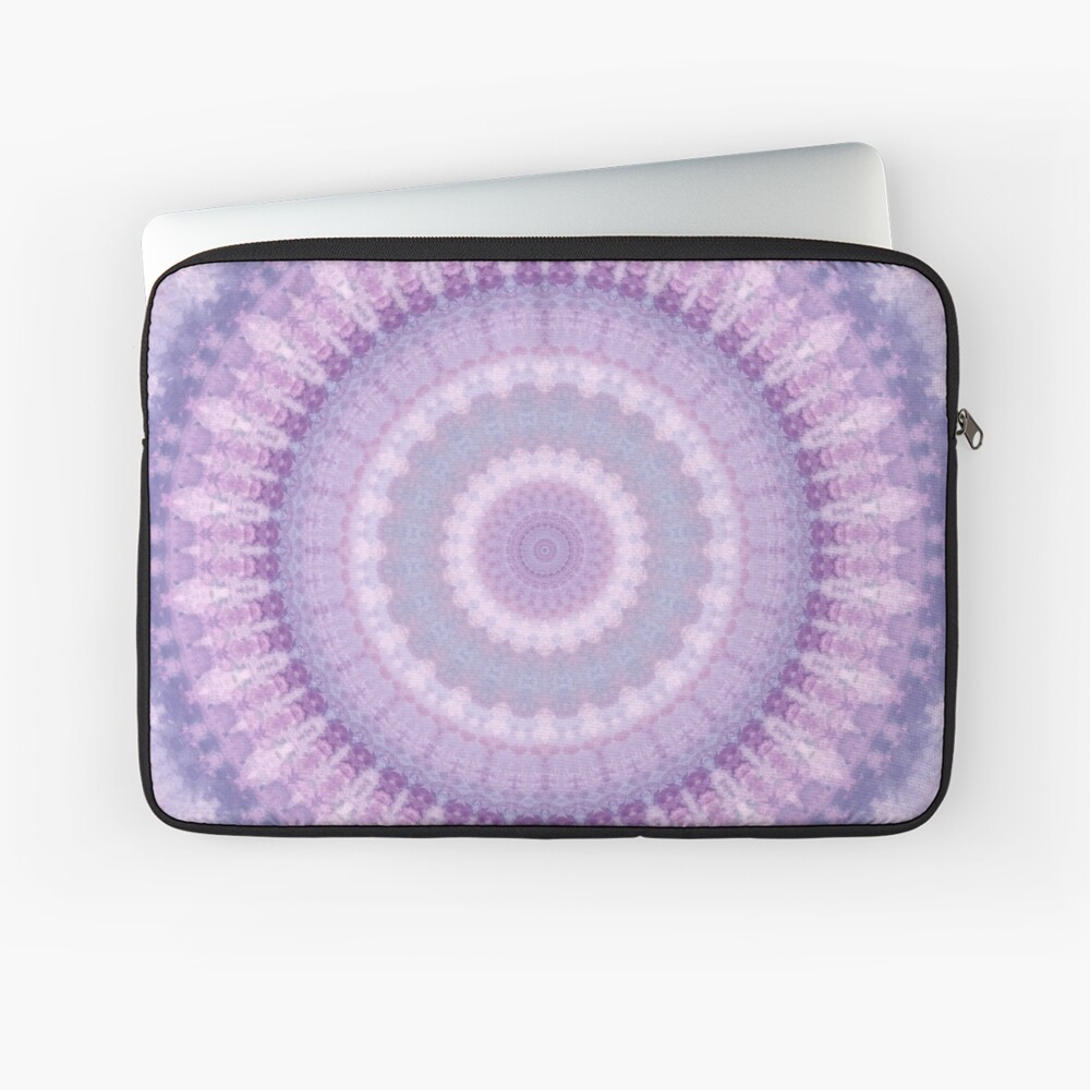 Lilac Kaleidoscope Laptop Sleeve