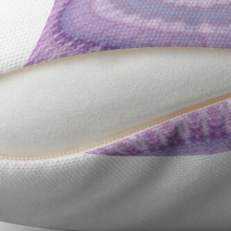 Alternate view of Lilac Kaleidoscope Floor Pillow