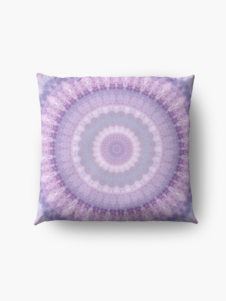 Alternate view of Lilac Kaleidoscope Floor Pillow