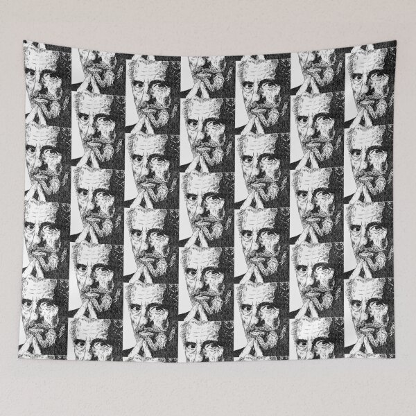 Artikelvorschau, Christopher Lee Drawing - Horrorfilmstar-Serie entworfen und verkauft von mari95santos.