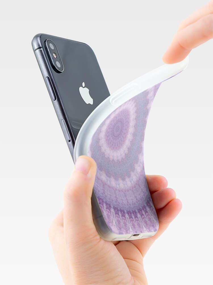 Alternate view of Lilac Kaleidoscope iPhone Case & Cover