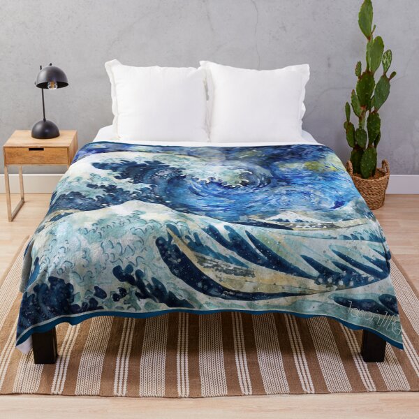 Item preview, Great Wave During a Starry Night designed and sold by sublimepw.