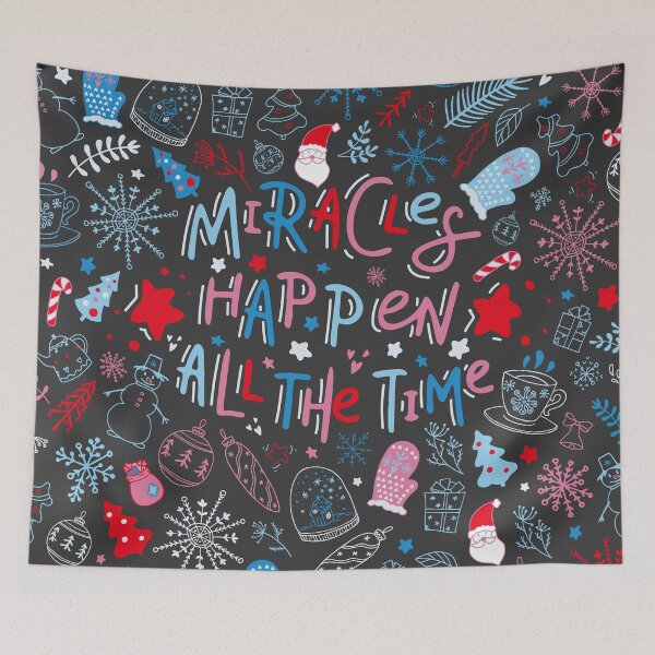 Item preview, Miracles happen all the time.  designed and sold by HelgaScand.
