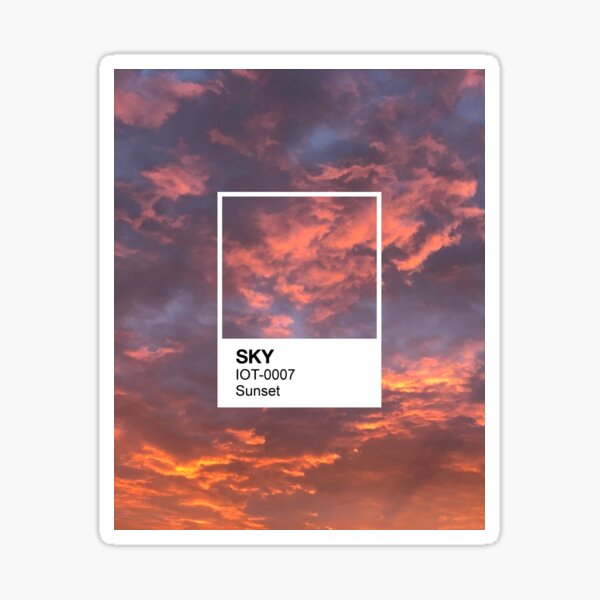 Item preview, Sunset Pantone designed and sold by itsonlytime.