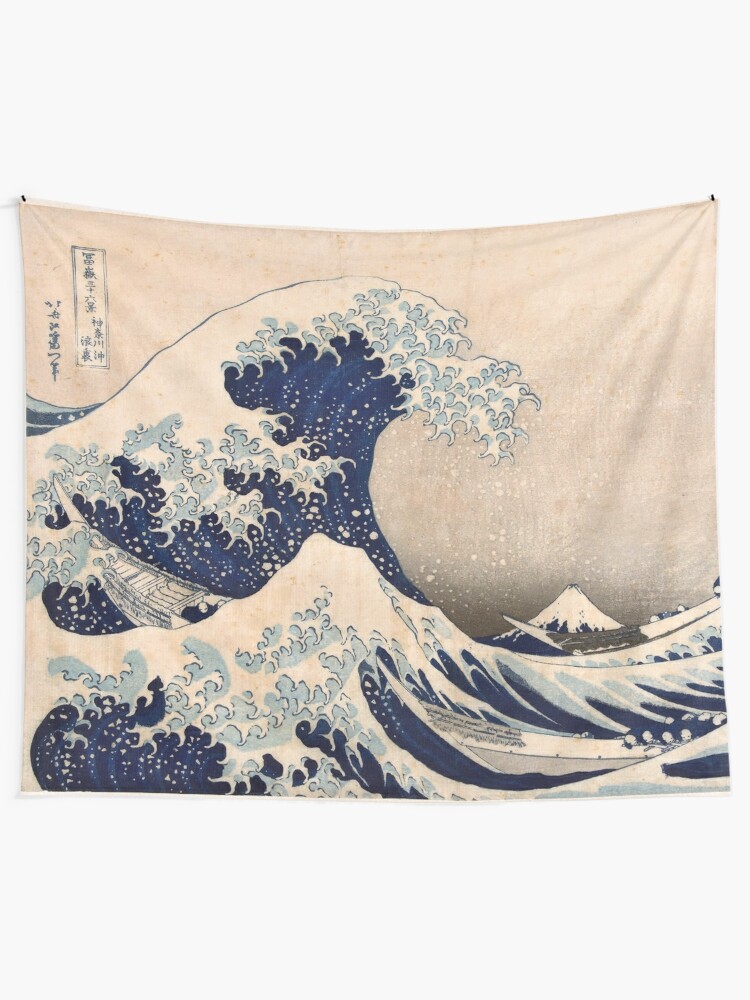 Japanese Ocean Tapestry - Tapestry Ideas 2020