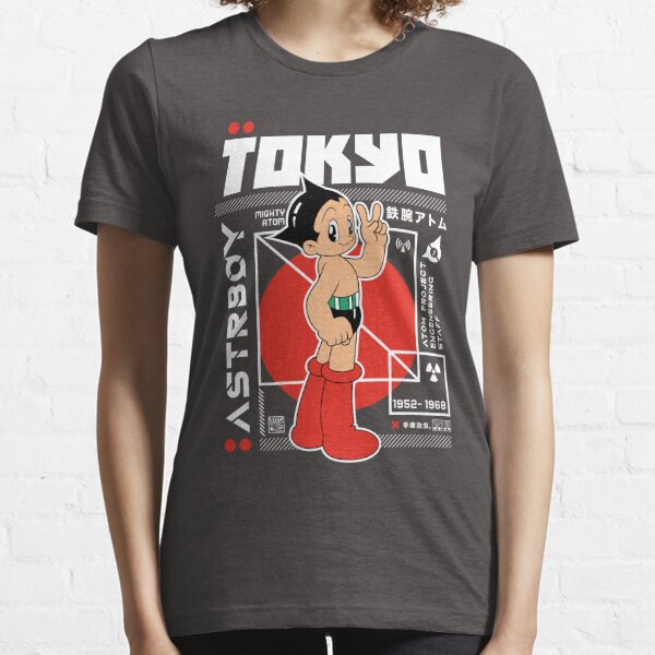 ASTRO BOY MIGHTY Atom Red T Shirt 3D Hologram S Small Tezuka Mens