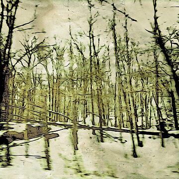 Artwork thumbnail, Nature Lovers Gift - Into the Woods Part Deux - Neutral Colors Decor by OneDayArt