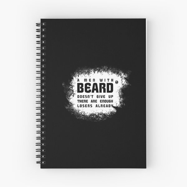 Item preview, A men with beard doesn't give up, there are enough losers already designed and sold by netrok.