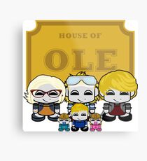 O'BABYBOT: House of Ole Family Metal Print