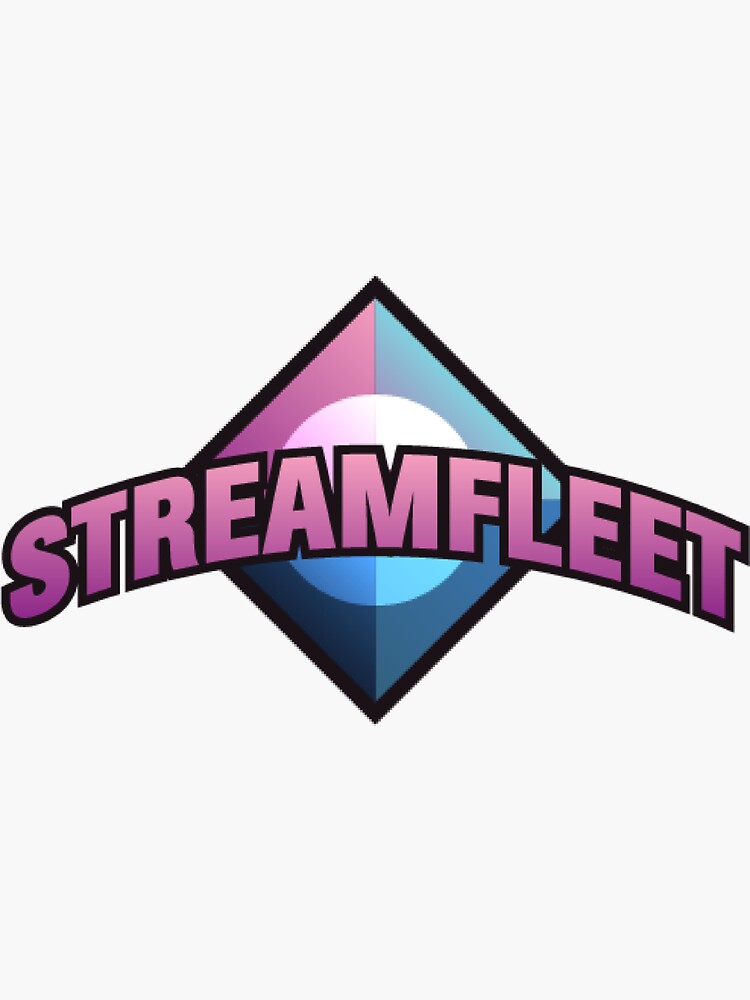 Thumbnail 3 of 3, Sticker, SFLogo1 designed and sold by streamfleet.