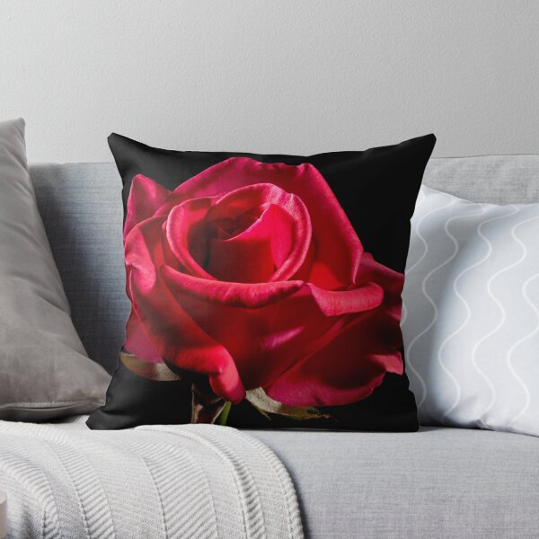 Red Rose Throw Pillow