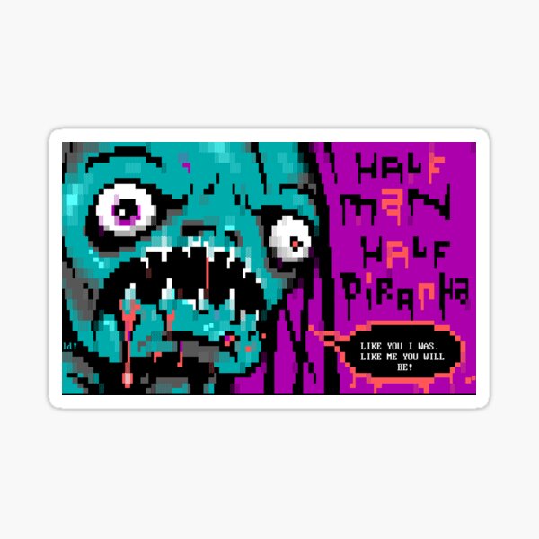 Piranha BBS Sticker