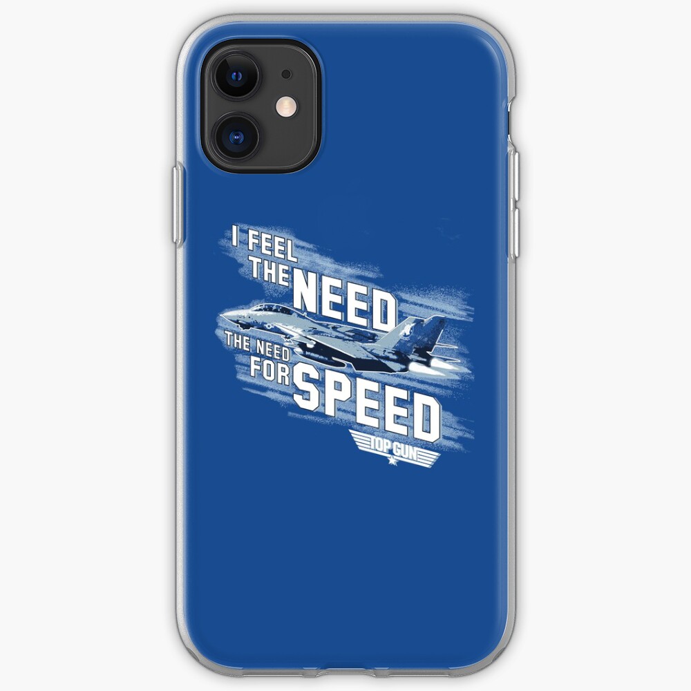 "Top Gun I Feel The Need For Speed Dark" iPhone Case & Cover by