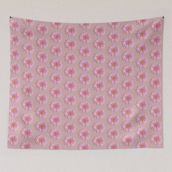 Item preview, Pink Gerberas on Pale Purple designed and sold by ellenhenry.