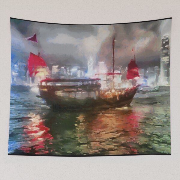 Item preview, Hong Kong Skyline designed and sold by ONE-ART.
