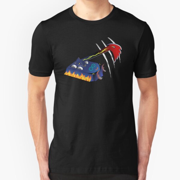 Battlebot robot with Arduino heart Slim Fit T-Shirt