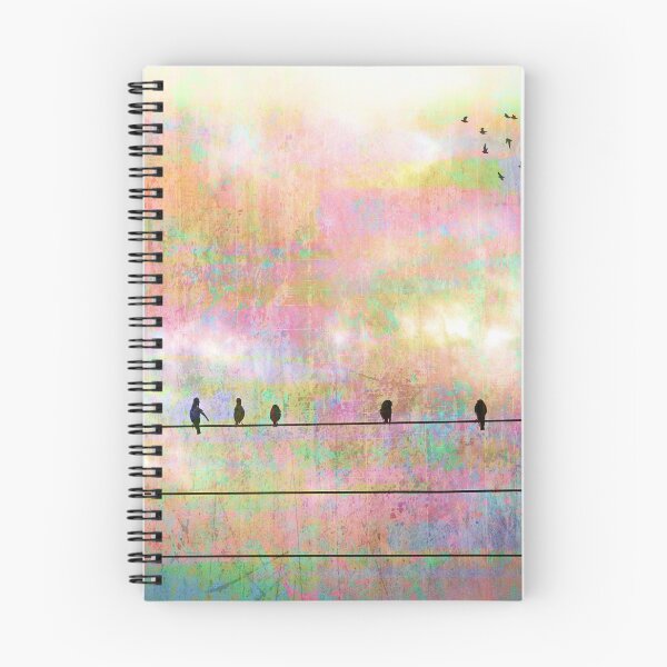 Item preview, The Quickening, Abstract Art Birds on Wire designed and sold by Itaya Art.
