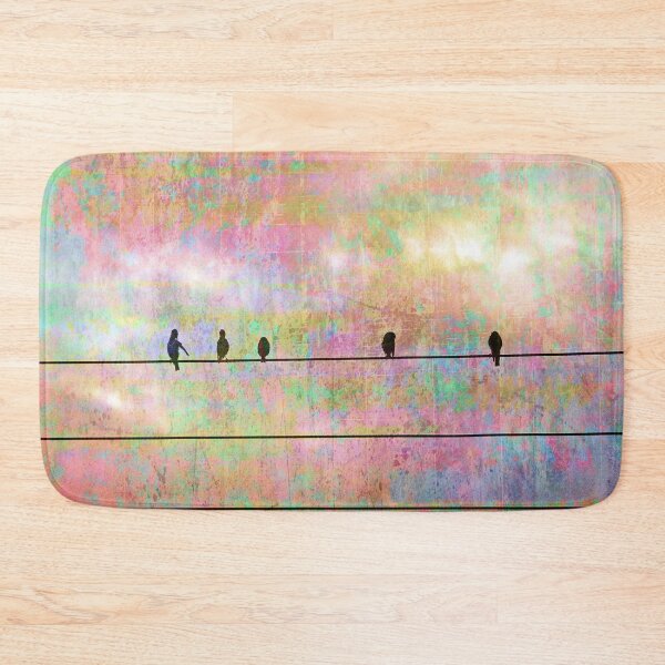 Item preview, The Quickening, Abstract Art Birds on Wire designed and sold by Itaya Art.